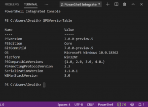 Add multiple powershell versions to Vscode – Donnie's Azure, Automation ...